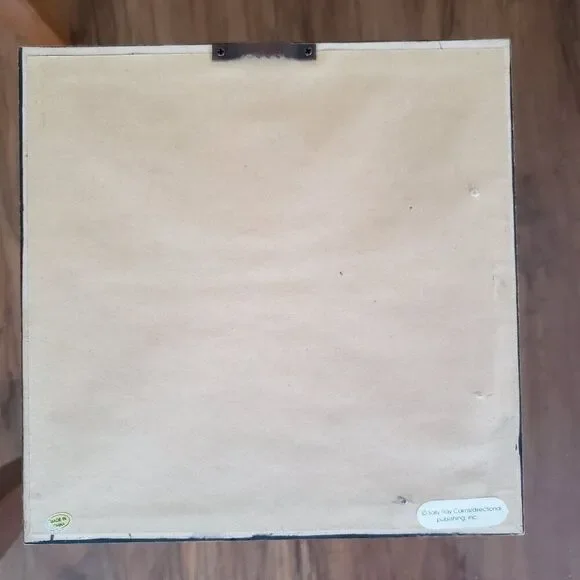 Vintage Sally Ray Cairns Publishing Framed Shadowbox Art Tile - South Pacific - Picture 3 of 4